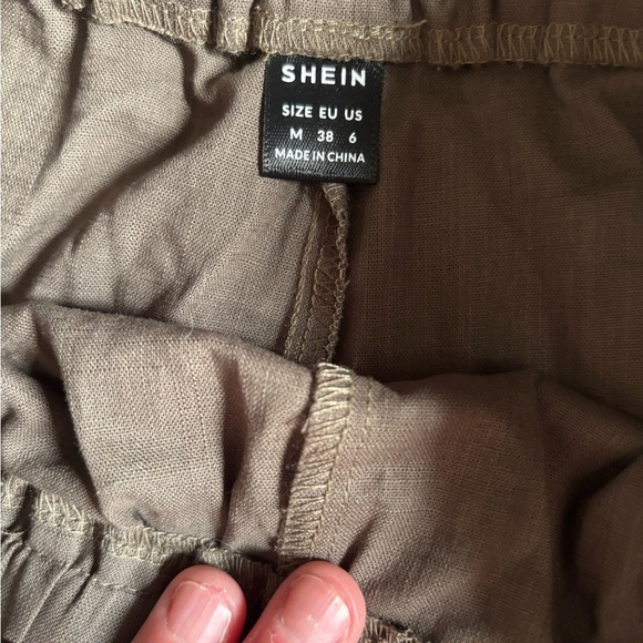 SHEIN Brown High Waist Shorts - Picture 3 of 5